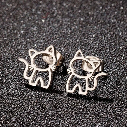 Arete Acero Plateado