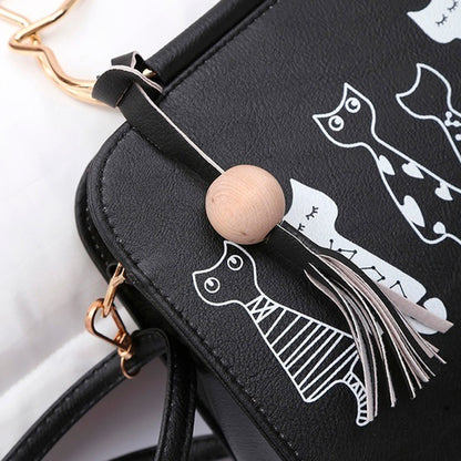 Bolso Dama Diseño de Gato