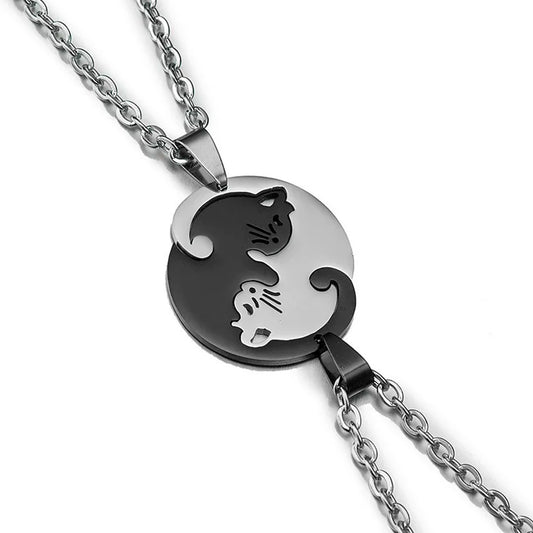 Collar Yin Yan Acero