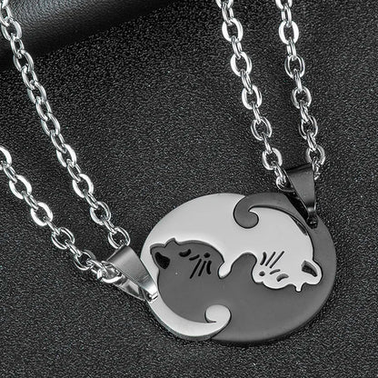 Collar Yin Yan Acero