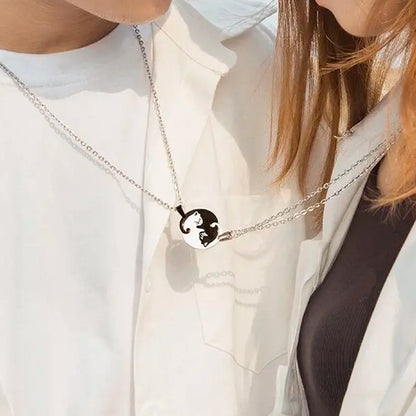 Collar Yin Yan Acero